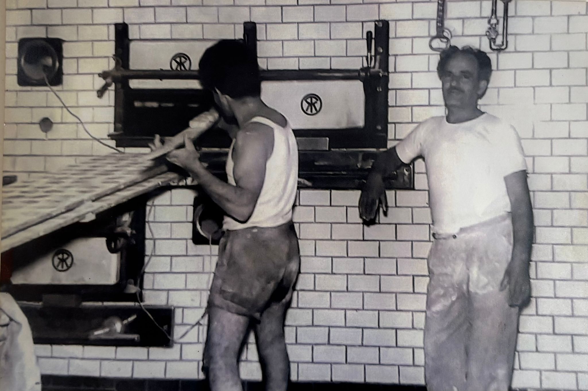 Fotografia storica del forno Marongiu